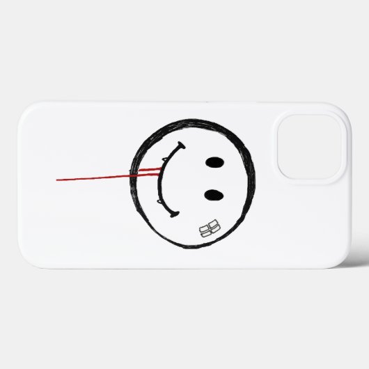 Lächeln Bloody Vampire Case-Mate iPhone Hülle (Rückseite (Horizontal))
