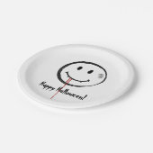 Lächeln Bloody Vampire Paper-Teller Pappteller (Schrägansicht)