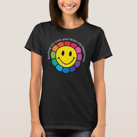 Lächeln blühend T-Shirt (Vorderseite)