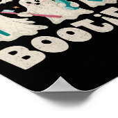 Lächeln bootischer Halloween Funny Ghost Denti Poster (Ecke)