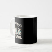 Lächeln Bootischer Halloween Funny Ghost Dentist D Kaffeetasse (Vorderseite Links)