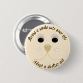 Lächeln Button (Vorne & Hinten)