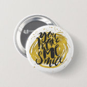 Lächeln Button (Vorne & Hinten)