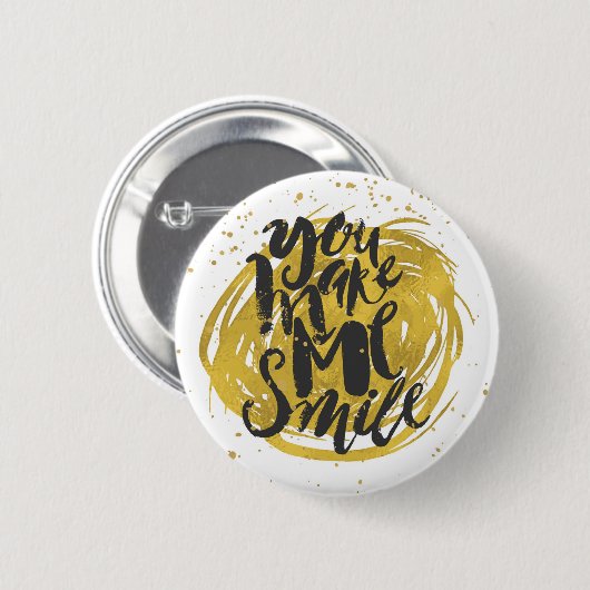 Lächeln Button (Vorne & Hinten)