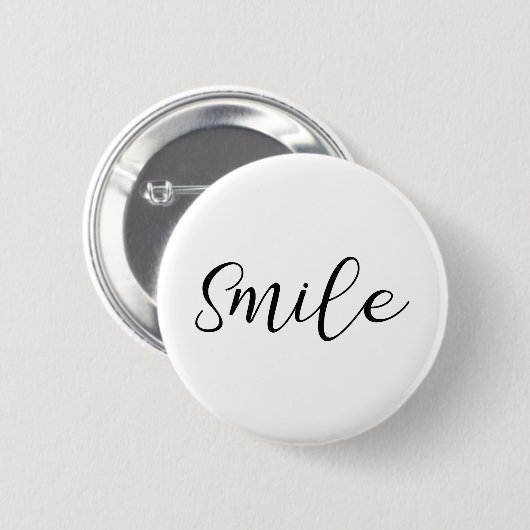 lächeln button (Vorne & Hinten)