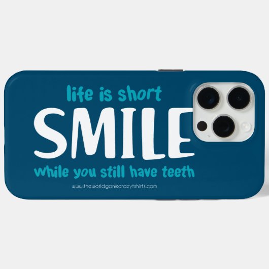 Lächeln Case-Mate iPhone Hülle (Rückseite (Horizontal))