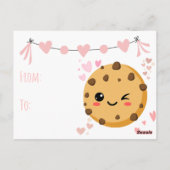 Lächeln Cookie Lehrer Dankeschön Karte - Danke (Rückseite)