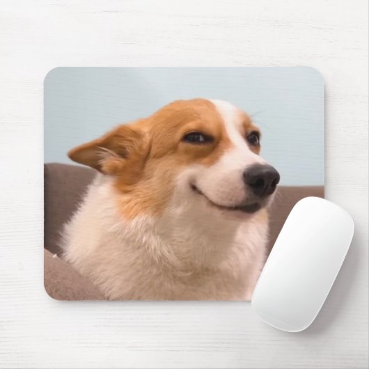 Lächeln Corgi Meme Mouse Pad Mousepad (Mit Mouse)