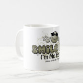 Lächeln cuz bin ich Herr Happy Kaffeetasse (Vorderseite Links)
