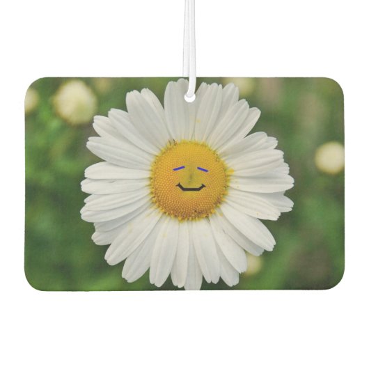 Lächeln Daisy Air Freshener Autolufterfrischer (Vorderseite)