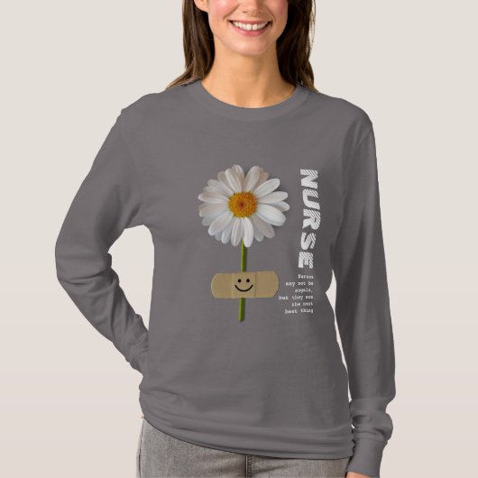 Lächeln Daisy Nurse Geschenk T-Shirt (Vorderseite)