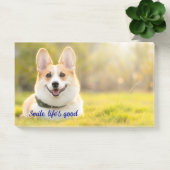 Lächeln, das Leben ist gut Post-it-Notizen Post-it Klebezettel (Büro)