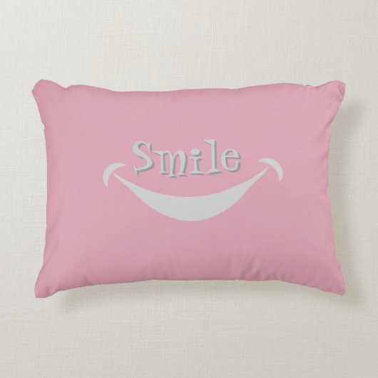 Lächeln Dekokissen (Vorderseite)