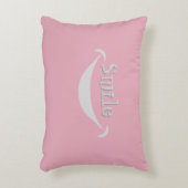 Lächeln Dekokissen (Vorderseite(Vertikal))