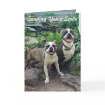 Lächeln Denken Sie an Sie Miss Sie Card