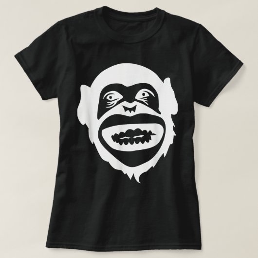 Lächeln der Affen T-Shirt (Design vorne)