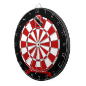 Lächeln der Flagge von Trinidad und Tobago Dartscheibe (Vorderseite rechts)