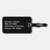 Lächeln der Flagge von Trinidad und Tobago Gepäckanhänger (Rückseite horizontal)