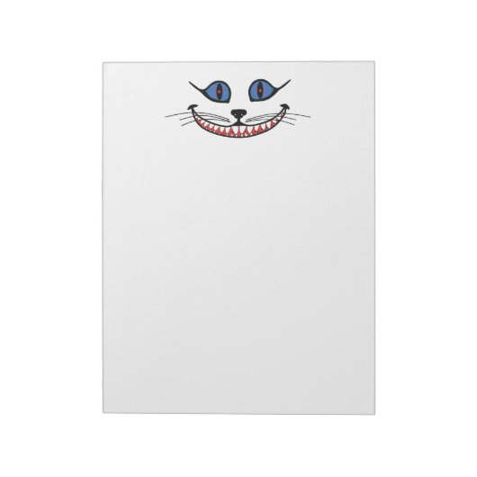 Lächeln der Grinsekatze Notizblock (Rotiert)