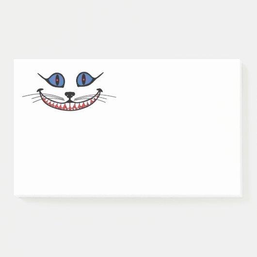 Lächeln der Grinsekatze  Post-it Klebezettel (Vorderseite)