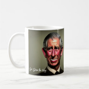 Lächeln der King Charles-Kaffee-Tasse Kaffeetasse