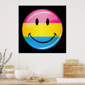 Lächeln der Pansexual-Stolperflagge Poster (Küche)