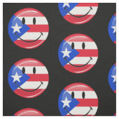 Lächeln der puerto-rikanischen Flagge Stoff (Muster)