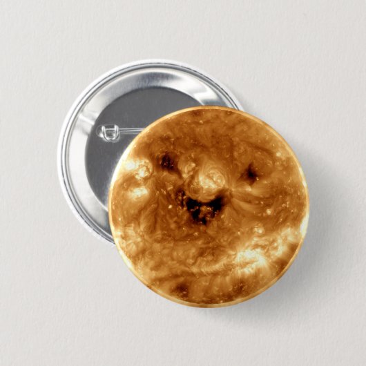 Lächeln der Sonne von der NASA-Sonnenstudio Button (Vorne & Hinten)