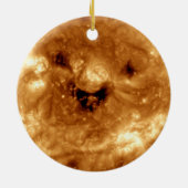 Lächeln der Sonne von der NASA-Sonnenstudio Keramik Ornament (Hinten)
