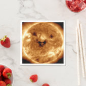 Lächeln der Sonne von der NASA-Sonnenstudio-Papier Serviette (Beispiel)