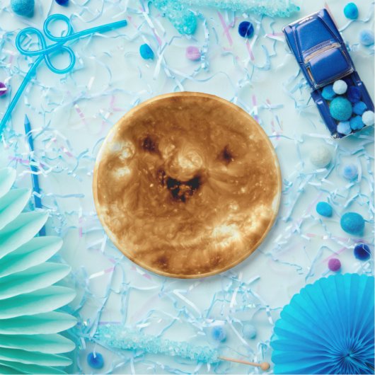 Lächeln der Sonne von der NASA-Sonnenstudio Pappteller (Party)