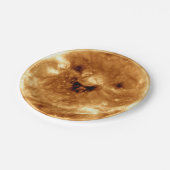 Lächeln der Sonne von der NASA-Sonnenstudio Pappteller (Schrägansicht)