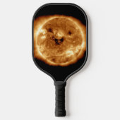 Lächeln der Sonne von der NASA-Sonnenstudio Pickleball Schläger (Vorderseite)