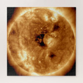 Lächeln der Sonne von der NASA-Sonnenstudio Puzzle (Horizontal)