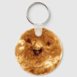 Lächeln der Sonne von der NASA-Sonnenstudio Schlüsselanhänger