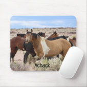 Lächeln des Wildpferds Mousepad (Mit Mouse)
