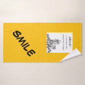 LÄCHELN, DIE Badetücher heilen Badehandtuch (Badehandtuch)