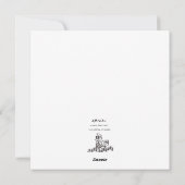 LÄCHELN, DIE KÖRPERN FEIERTAGSKARTE (Rückseite)