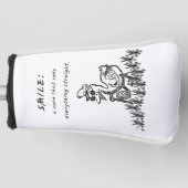 LÄCHELN, DIE KÖRPERN GOLF HEADCOVER (Vorderseite)