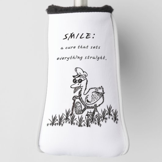 LÄCHELN, DIE KÖRPERN GOLF HEADCOVER (Rotieren 90)