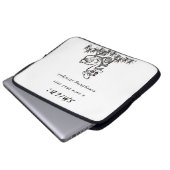 LÄCHELN, DIE KÖRPERN LAPTOPSCHUTZHÜLLE (Vorne Knopf)