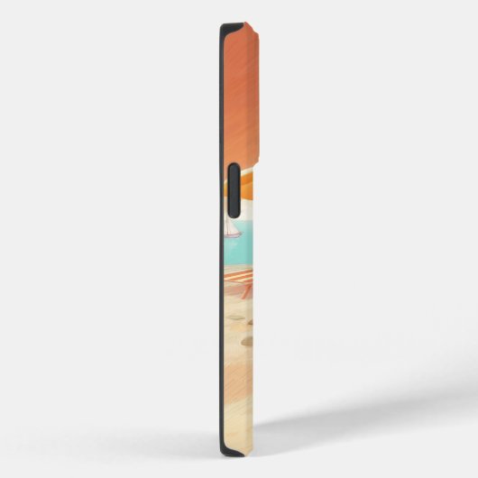 Lächeln Dog - Strandmodus eingeschaltet Case-Mate iPhone Hülle (Rückseite / Rechts)