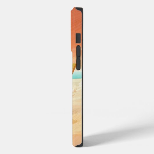 Lächeln Dog - Strandmodus eingeschaltet Case-Mate iPhone Hülle (Rückseite / Links)