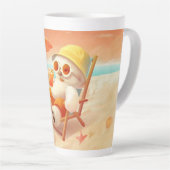 Lächeln Dog - Strandmodus eingeschaltet Milchtasse (Rechte Ecke)