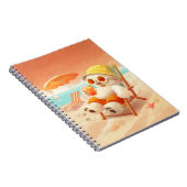 Lächeln Dog - Strandmodus eingeschaltet Notizblock (Rechte Seite)