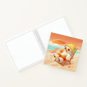 Lächeln Dog - Strandmodus eingeschaltet Notizblock (Innenseite)