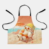 Lächeln Dog - Strandmodus eingeschaltet Schürze (Vorderseite)