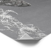 "Lächeln!..??" drucken Poster (Ecke)