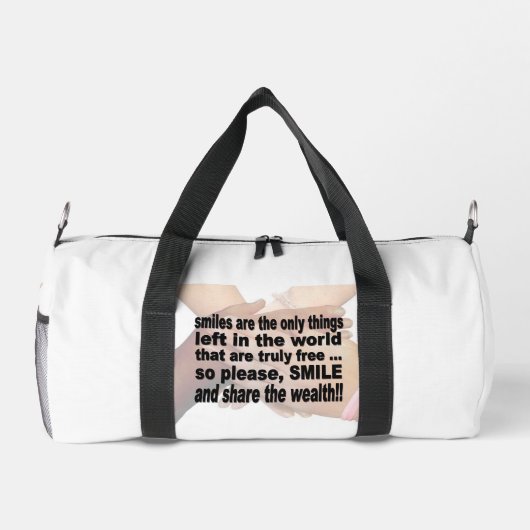 Lächeln Duffle Bag (Rückseite)
