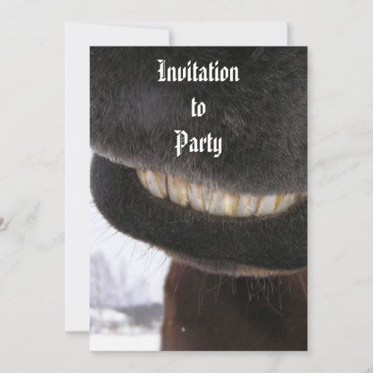 Lächeln Einladung (Vorderseite)